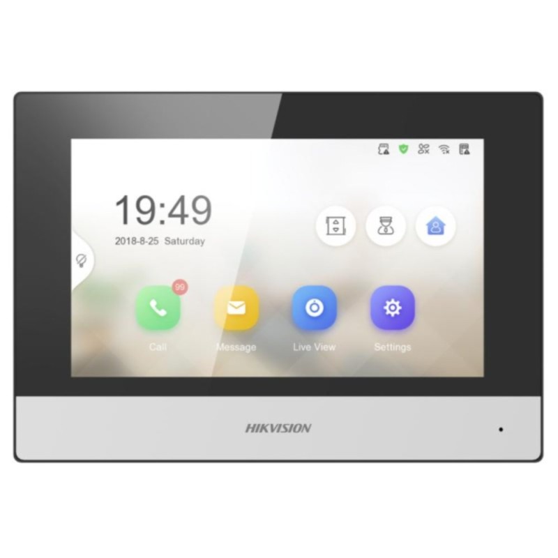 Hikvision DS-KH6320-WTE1 7“ Dokunmatik İç Ortam İnterkom-1