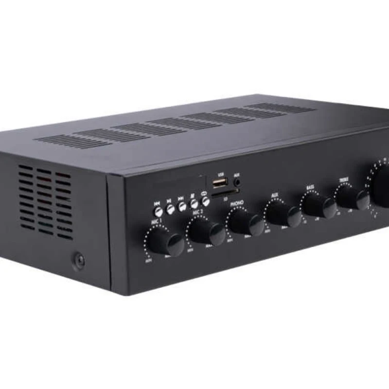 150W 8 ohm/100volt 12-24DC Amplifier-4