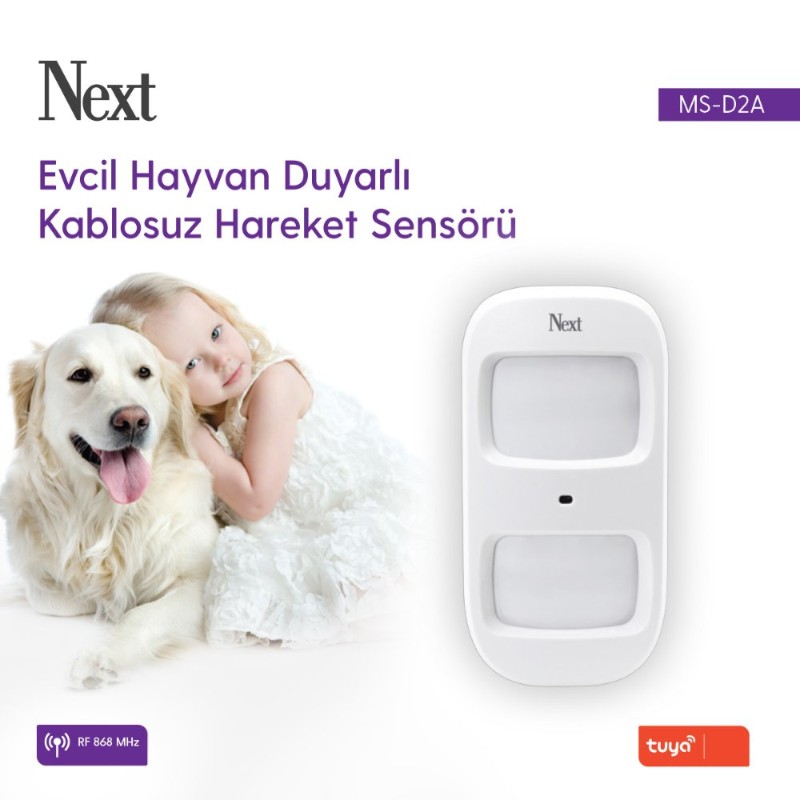 NEXT MS-D2A KABLOSUZ ALARM - EVCIL HAYVAN SENSORU-5