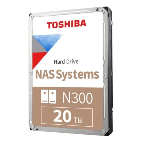 Toshiba HDWG62AUZSVA N300 20TB 7200RPM 512MB SATA3 NAS Hard Disk – 7/24 Kurumsal Depolama
