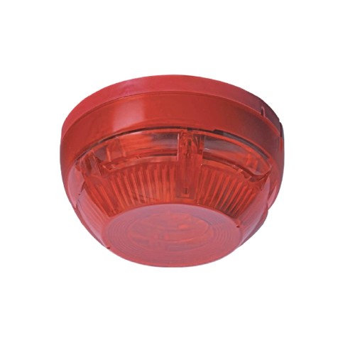 KONVANSİYONEL FLAŞÖRLÜ YANGIN ALARM SİRENİ, KIRMIZI