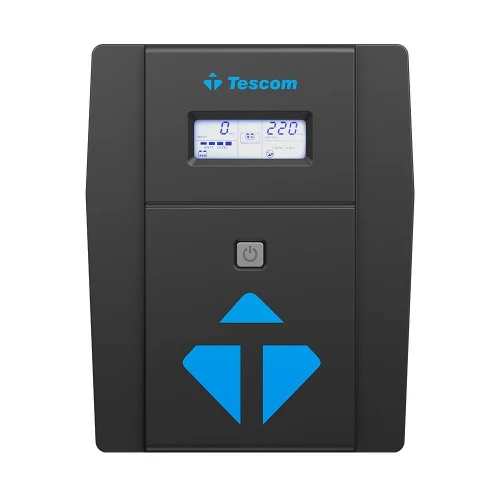 Tescom LEO2000AP 2kVA Line Interactive UPS – 2000VA / 1200W, LCD Ekranlı, AVR’li Kesintisiz Güç Kaynağı