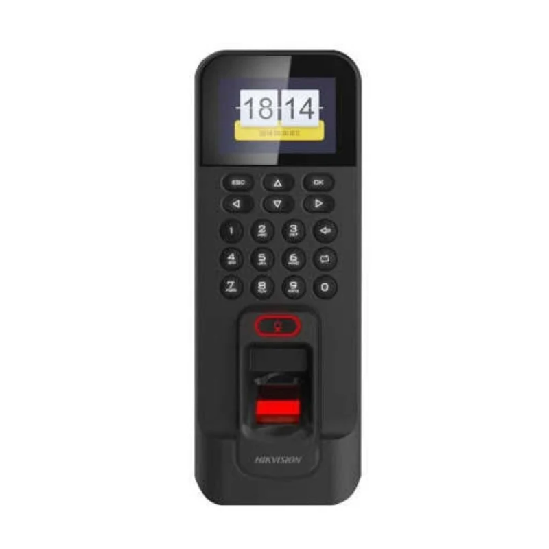 Hikvision DS-K1T804AEF Parmak İzi ve Kartlı Access Control Terminali – EM Kart ve Şifre Destekli