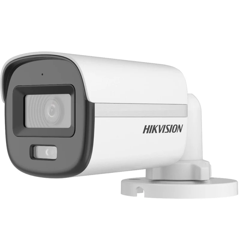 Hikvision DS-2CE10KF0T-LPFS 3K Smart Hybrid Light ColorVu Sabit Lensli Mini Bullet HD-TVI Kamera (Dahili Mikrofon, IP67)-1
