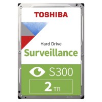TOSHIBA S300 3.5", 2TB, 128Mb 5400 Rpm, 7/24 Güvenlik HDD (Türkiye Distribütörü Garantili)