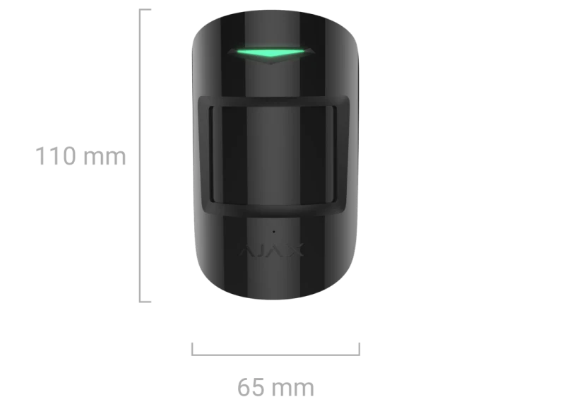 CombiProtect Kablosuz Hareket PIR ve Cam Kırılma Kombine Dedektör SİYAH-2