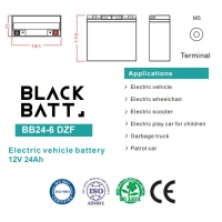12v 24ah Jel Akü (2026) - Elektrikli Araçlar Için (ENGELLİ AKÜLÜ , MOTOSİKLET, VB)