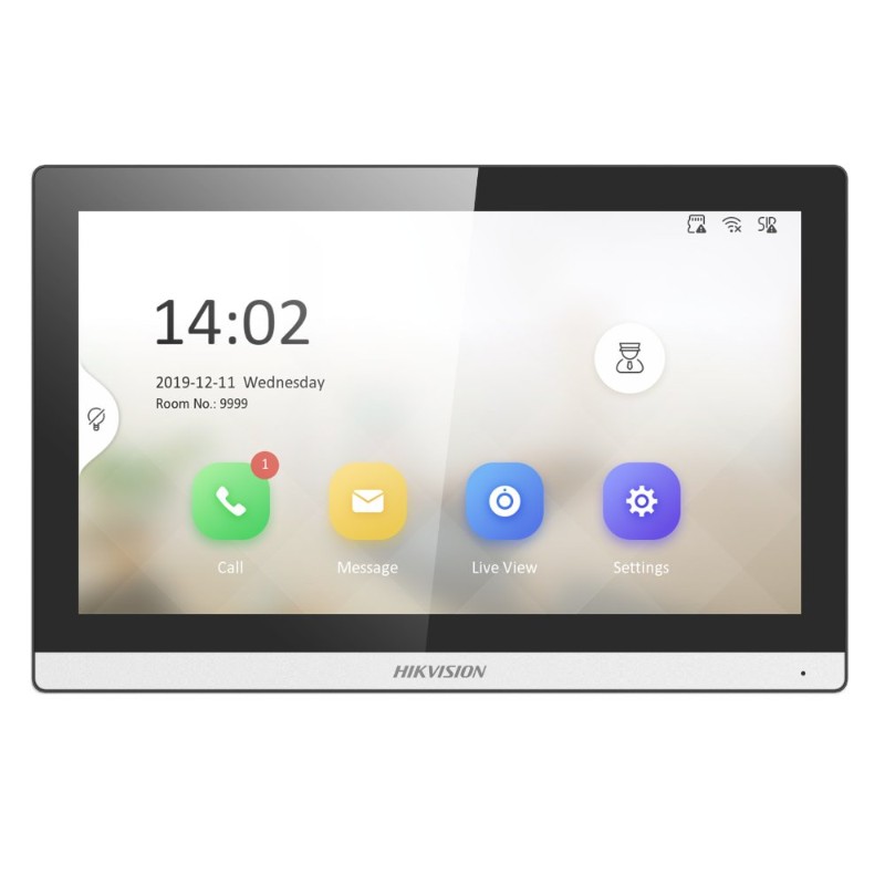 Hikvision DS-KH6350-WTE1 7“ Dokunmatik İç Ortam İnterkom-1