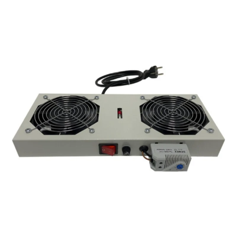 AGER AN-F2T-A-XX 2'li Termostatlı Fan Modülü – Duvar Tipi Kabinetler İçin-1