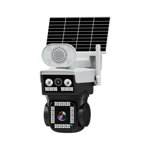 IOMA IO-RP22J4G 4G eSIM Solar Güvenlik Kamerası – Çift Lens (3+3+6 MP), PTZ 355°/90°, 16000 mAh Batarya, Çift Solar Panel