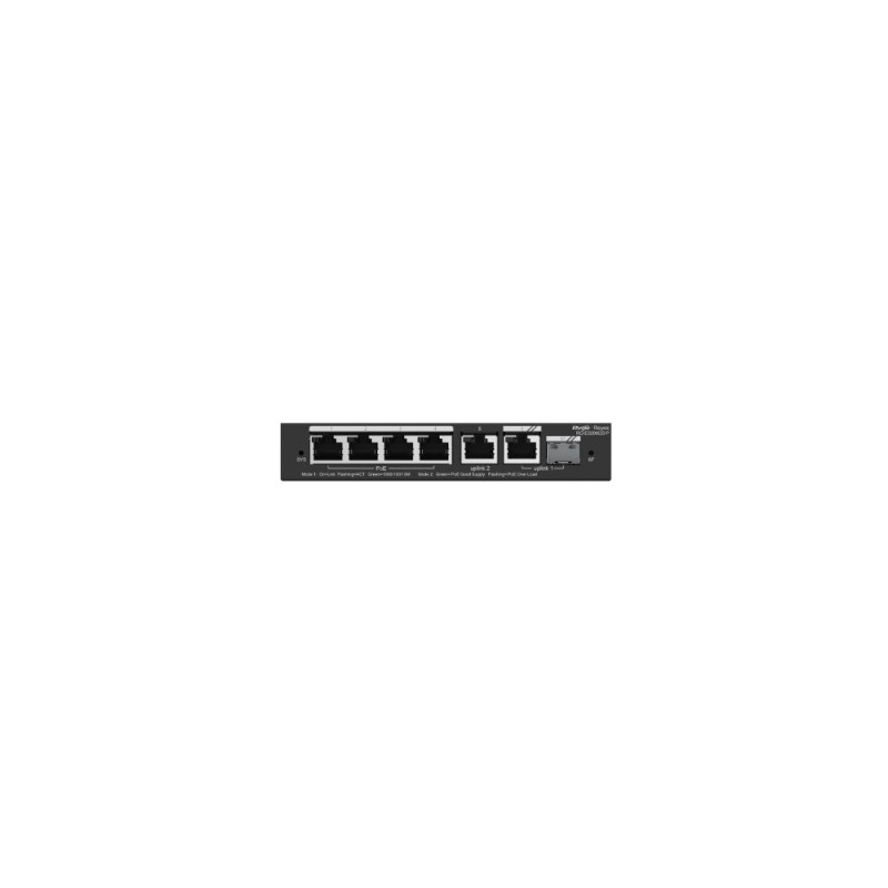 RUIJIE REYEE RG-ES206GS-P 4 PORT 10/100/1000 4 PORT POE+ 1XGE UPLINK 1 X SFP 54W RUJIE CLOUD YONETILEBILIR DESKTOP SWITCH-2