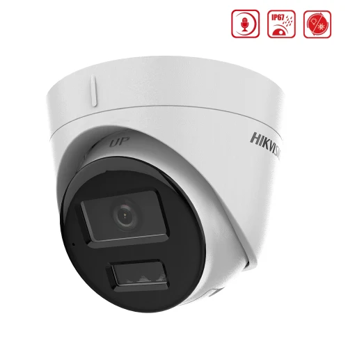 HIKVISION DS-2CD1343G2-LIUF 4MP 2.8mm Akıllı Çift Işık Mic. AcuSense Dome IP Kamera
