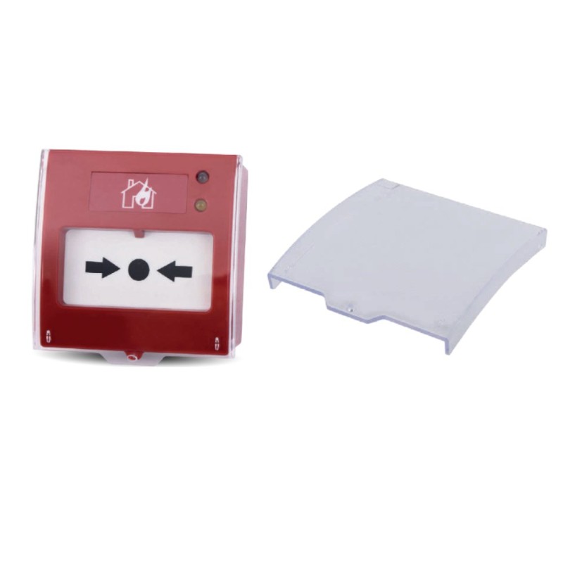 YANGIN ALARM BUTONLARI İÇİN ŞEFFAF KORUMA KAPAĞI-1