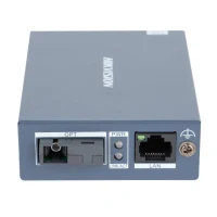 Hikvision DS-3D501T-A 20KM Gigabit Single Mode Tek Fiber Optik Transceiver Verici (1× Gigabit RJ45 + 1× Gigabit SC)