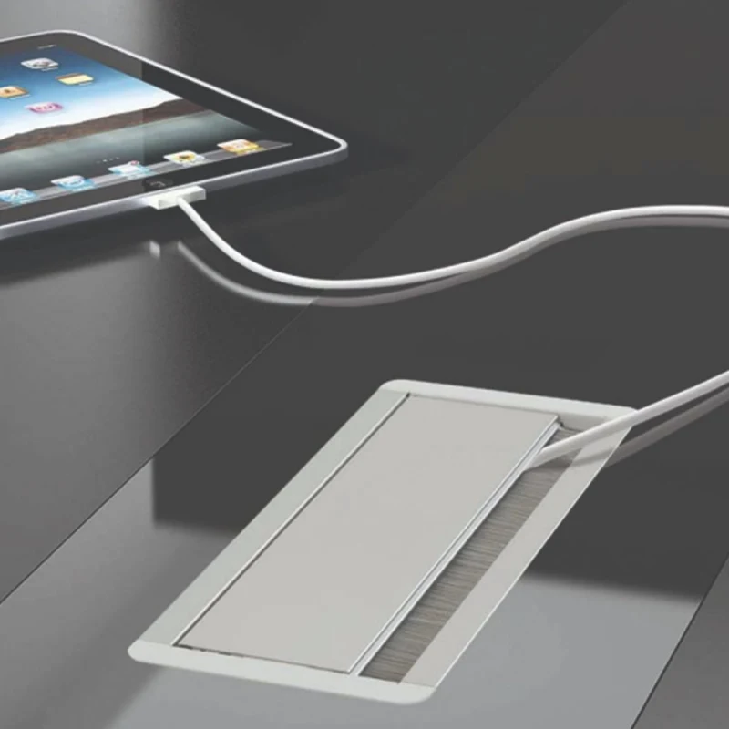 MASAÜSTÜ GÖMÜLÜ TİP PRİZ SİSTEMLERİ - DERİN KASA 2 ŞEBEKE PRİZ, 1 UPS PRİZ, 2 DATA-3