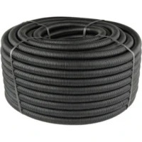 Siyah Plastik Spiral Boru 18mm – Kablo Koruma Spiral Boru - 100 Metre