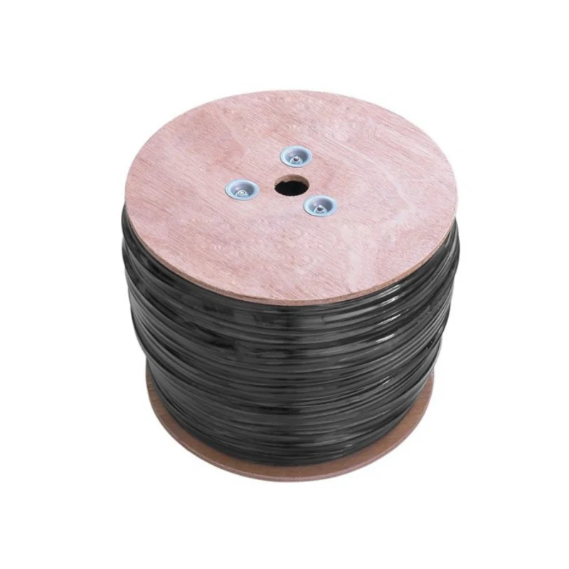 S-LINK SL-CAT609 CAT6 305m 23AWG 0.56mm CCA Double Jack GRİ+Siyah OUTDOOR Kablo-1