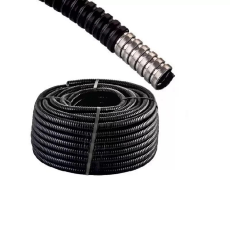 Siyah Çelik Spiral Boru 18mm – Kablo Koruma Spiral Boru-1