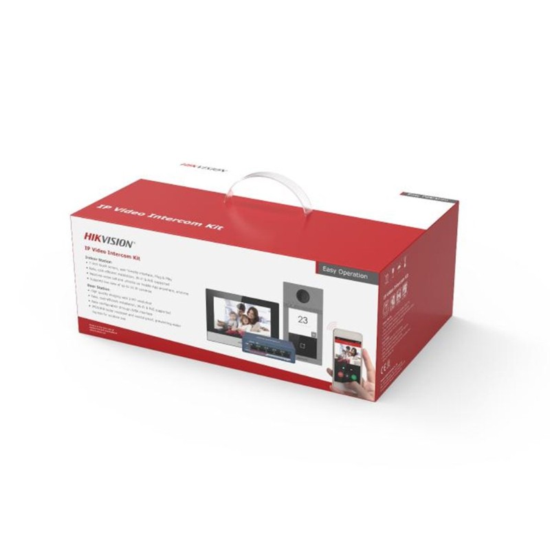 HIKVISION DS-KIS604-S(C) 7" VİLLA TİP IP VIDEO INTERCOM KIT-3