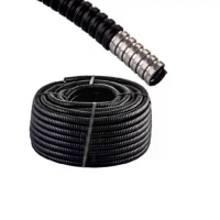 Siyah Çelik Spiral Boru 18mm – Kablo Koruma Spiral Boru