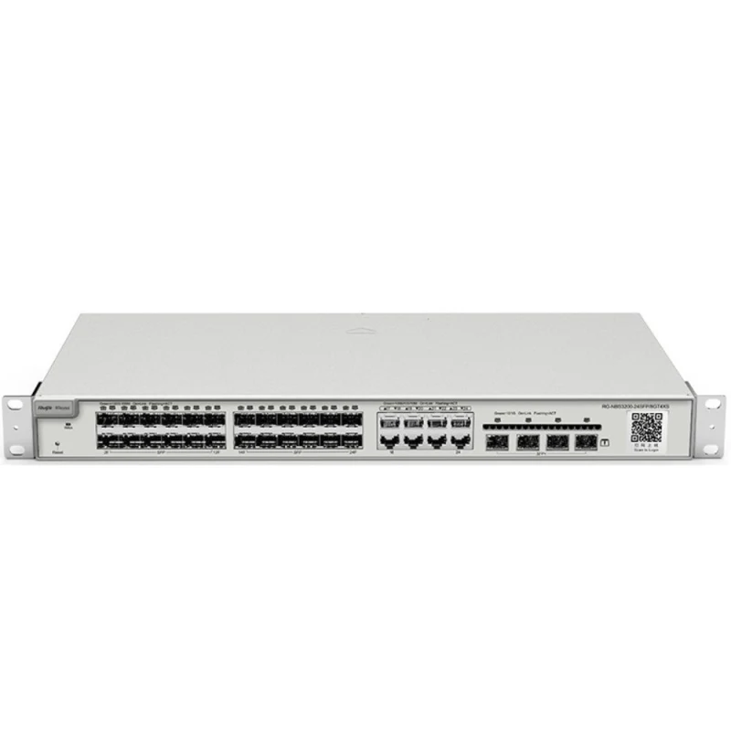 Ruijie Reyee RG-NBS3200-24SFP/8GT4XS Yönetilebilir Layer 2+ Ağ Switchi (24 SFP + 8 Gigabit RJ45 + 4 x 10G SFP+)-1