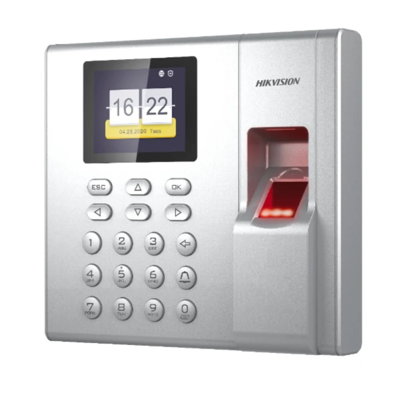Hikvision DS-K1T8003MF Parmak İzi ve Kartlı Access Control Terminali – Mifare Kart ve Şifre Destekli