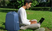 Dell EcoLoop Urban Backpack CP4523B 15.6" Notebook Sırt Çantası Mavi – Çevre Dostu Laptop Çantası, Günlük Kullanım ve Seyahat İçin-7