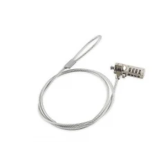 S-LINK SL-S202 Şifreli Notebook Kilidi 110cm Kaplamalı Çelik Kablo Laptop Güvenlik Kilidi-3