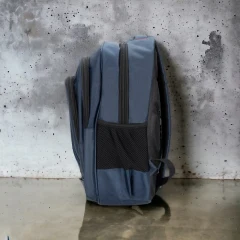 PLM City Notebook Sırt Çantası 17 İnç Lacivert – Geniş Bölmeli Laptop Çantası, Günlük Kullanım ve Seyahat İçin Ergonomik Sırt Çantası-4