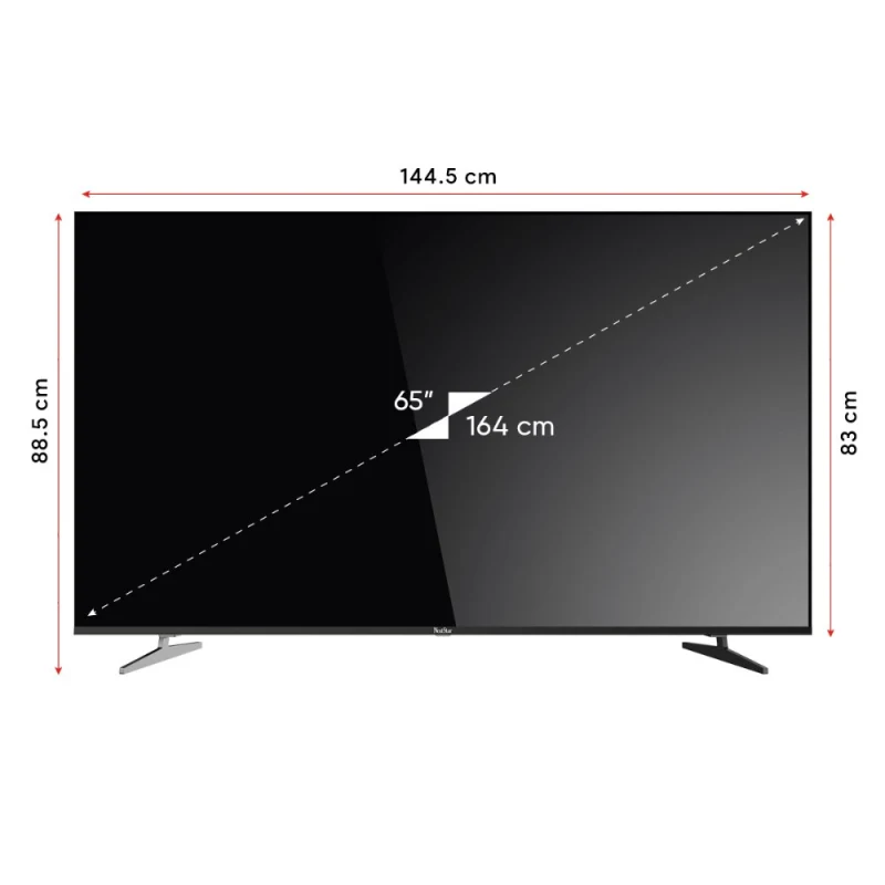 YE-65IDWG11 65'' 165 Ekran Uydu Alıcılı 4K Ultra HD Google MiniLED TV-4