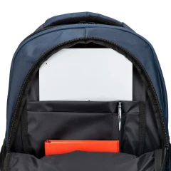 PLM City Notebook Sırt Çantası 17 İnç Lacivert – Geniş Bölmeli Laptop Çantası, Günlük Kullanım ve Seyahat İçin Ergonomik Sırt Çantası-5