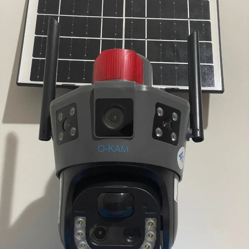 OKAM PRO 6021 9MP Wifi Solar Kablosuz Güneş Enerjili Güvenlik Kamerası 10X Optik Zoom-7