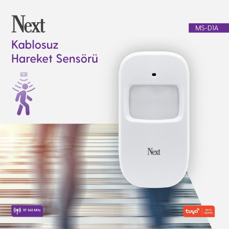 NEXT MS-D1A KABLOSUZ ALARM - HAREKET SENSORU-3