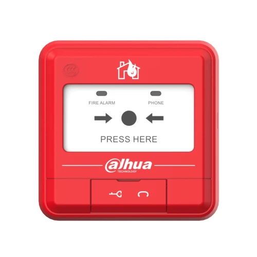 HY-C121 Konvansiyonel Yangın Alarm Butonu Kırılabilir Camlı İhbar Butonu