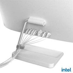 Lenovo IdeaCentre AIO 3 24IAP7 – i5-12450H, 16GB DDR4 RAM, 512GB SSD, 23.8” FHD, FreeDOS All-in-One PC (F0GH01JCTR, Beyaz)-5