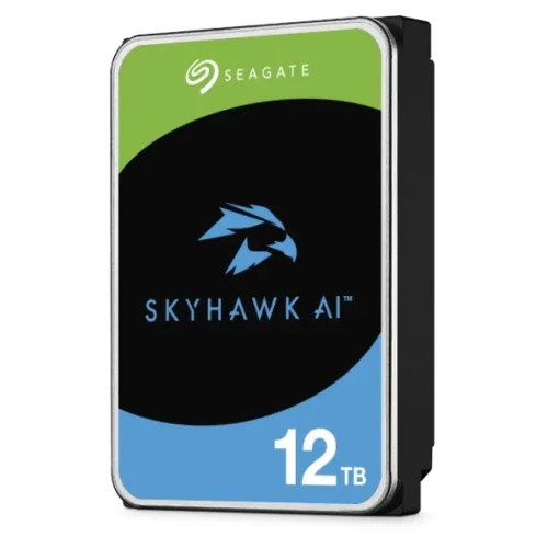 Seagate SkyHawk AI ST12000VE003 12TB 7/24 Güvenlik Sistemleri İçin AI Destekli 3.5” SATA HDD 7200RPM 512MB Cache (5 Yıl Resmi Dist. Garantili)