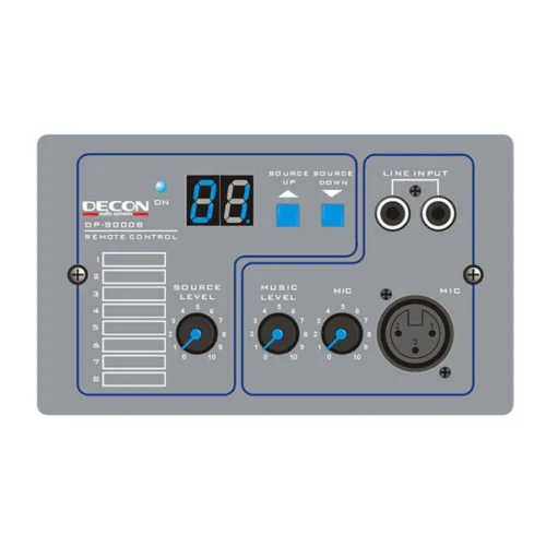 Uzaktan Kontrol Paneli - 1 Mikrofon + 1 Line Paneli