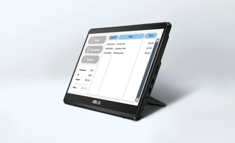 ASUS E1600WKA-N8256B0D All-in-One PC – Intel N4500, 8GB RAM, 256GB SSD, 15.6″ Dokunmatik HD, FreeDOS (Siyah)-8