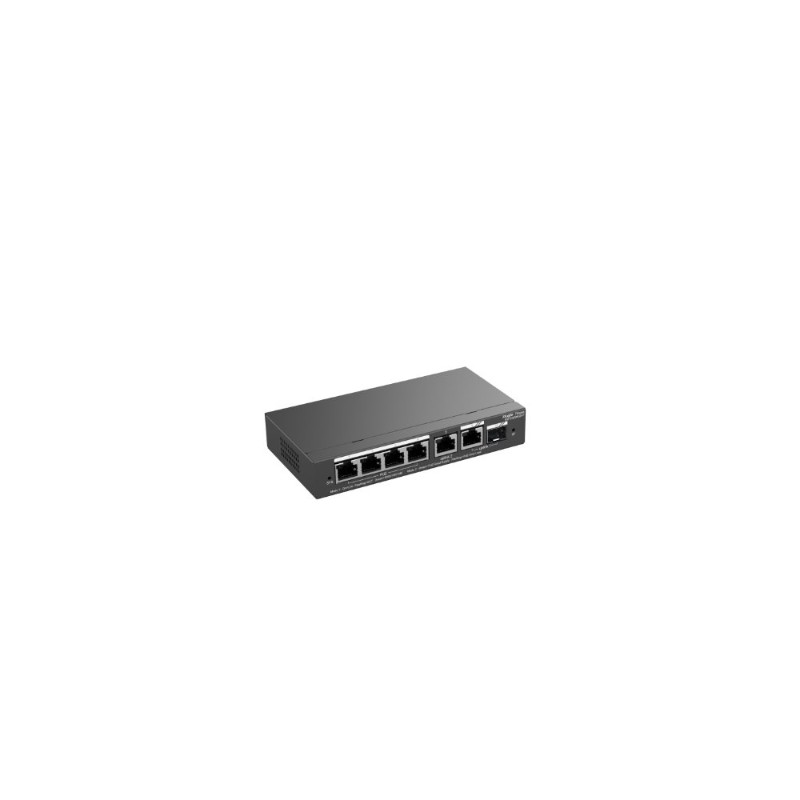 RUIJIE REYEE RG-ES206GS-P 4 PORT 10/100/1000 4 PORT POE+ 1XGE UPLINK 1 X SFP 54W RUJIE CLOUD YONETILEBILIR DESKTOP SWITCH-3