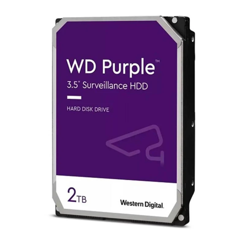 Western Digital WD23PURZ 2TB Purple 3.5" SATA 6Gb/s 5400RPM Güvenlik Kamera HDD-1
