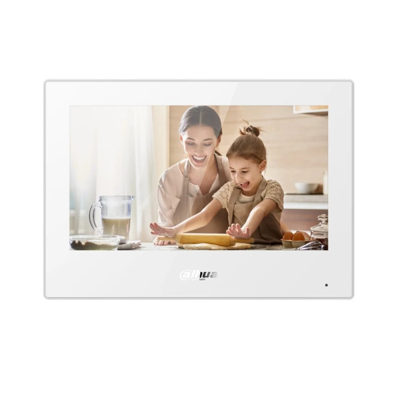 Dahua VTH5321GW-W Android IP Görüntülü Diafon Monitör – 7” Dokunmatik, WiFi + PoE, 256GB Kayıt, Akıllı Intercom-1
