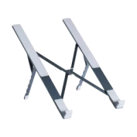 Frisby FNC-5135ST Notebook Standı 10"-17.3" Katlanır Laptop Standı – 5 Kademeli Ayarlanabilir Alüminyum Notebook Standı (Gri-Mavi)