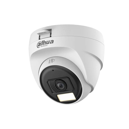 DAHUA T1A21-U-IL-A 2MP 2.8mm Akıllı Çift Işıklı HDCVI Dome Kamera Mikrofonlu