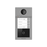 Hikvision DS-KV8413-WME1(B) 4 Butonlu IP Villa Dış Kapı Paneli – 2MP, MIFARE, Wi-Fi