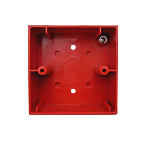 Honeywell Gent S4-34895 Sıva Üstü Back Box | MCP Yangın Butonu Montaj Kutusu (Kırmızı)