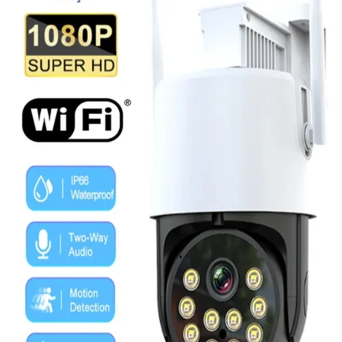 3MP WİFİ HAREKETLİ SESLİ GECE RENKLİ KABLOSUZ GÜVENLİK KAMERASI