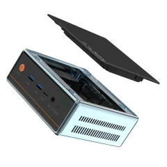 PELADN WO4 Serisi Mini PC – Ryzen 7 5700U, 16GB RAM, 512GB SSD, 2xLAN, Wi-Fi 6, Windows 11 Pro MFF-4