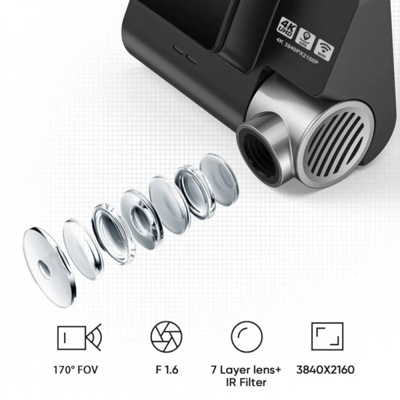 GO-4K GPS WiFi ARAÇ Kamerası -2