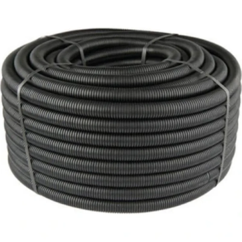 Siyah Plastik Spiral Boru 18mm – Kablo Koruma Spiral Boru - 100 Metre-1
