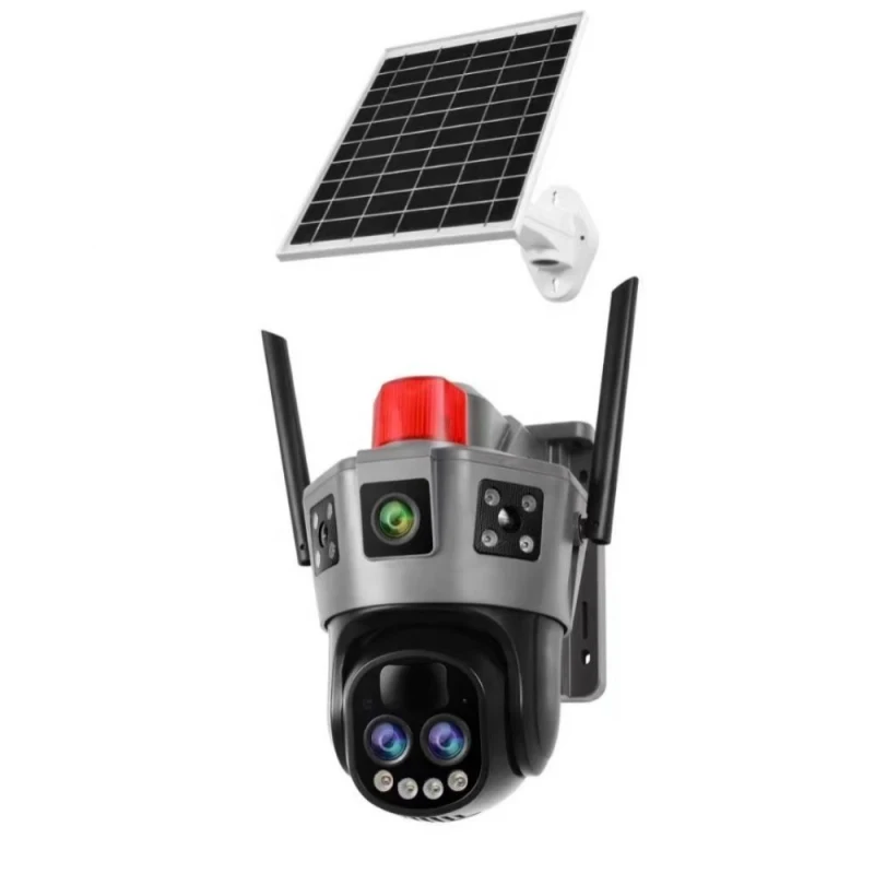 OKAM PRO 6021 9MP Wifi Solar Kablosuz Güneş Enerjili Güvenlik Kamerası 10X Optik Zoom-2